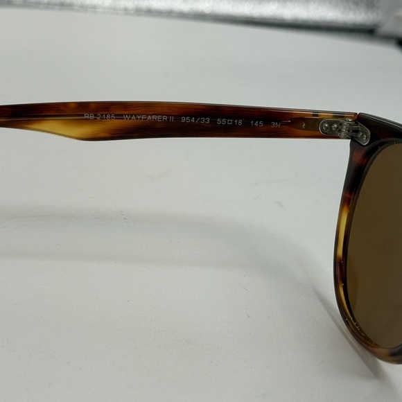 Ray-Ban RB 2185 wayfarer II Sunglasses 954/33 55 18 145 3N brown lens main image 5
